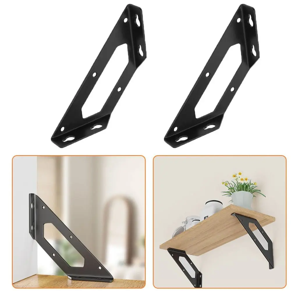 

Durable Metal Corner Brackets Furniture Hardware Thickened Fixed Support Protector Cabinets Support Frame