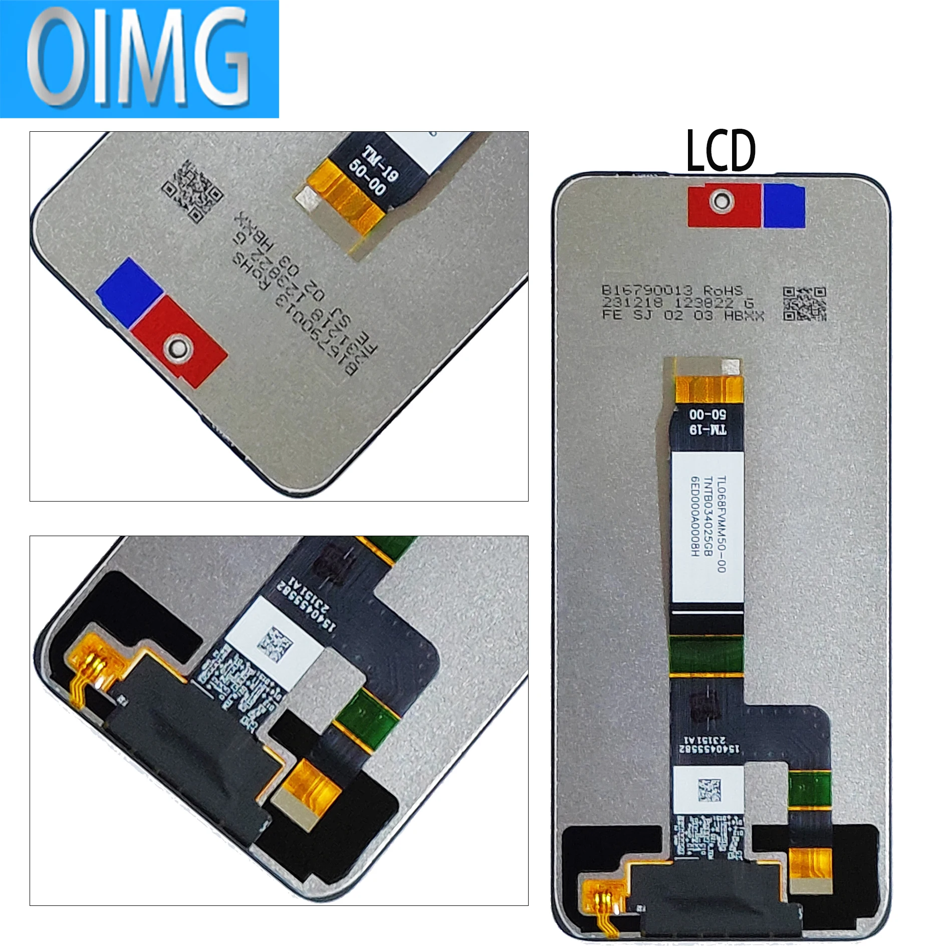 For Xiaomi Redmi 12 LCD Display With Frame Redmi12 Screen Touch 23053RN02A 23053RN02Y 23053RN02I Panel Replacement Parts