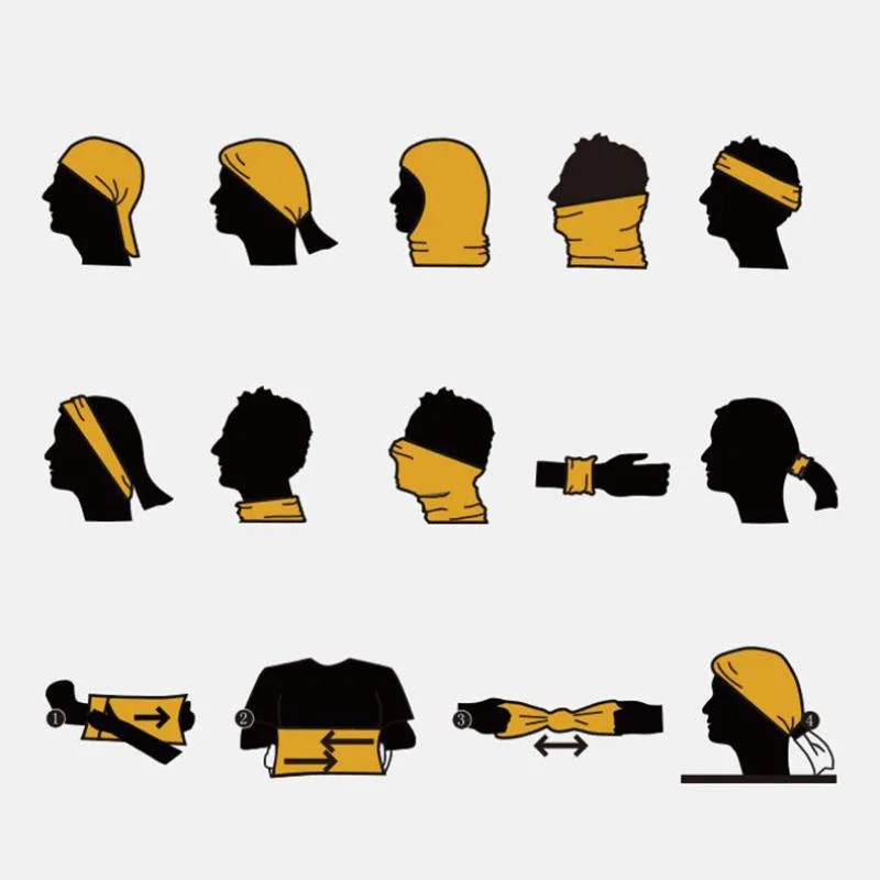 وشاح أنبوب العنق السحري الخارجي للرجال والنساء ، ركوب الدراجات ، المشي لمسافات طويلة ، التخييم ، الصيد ، الجري ، الدراجة النارية ، باندا ، قناع الوجه