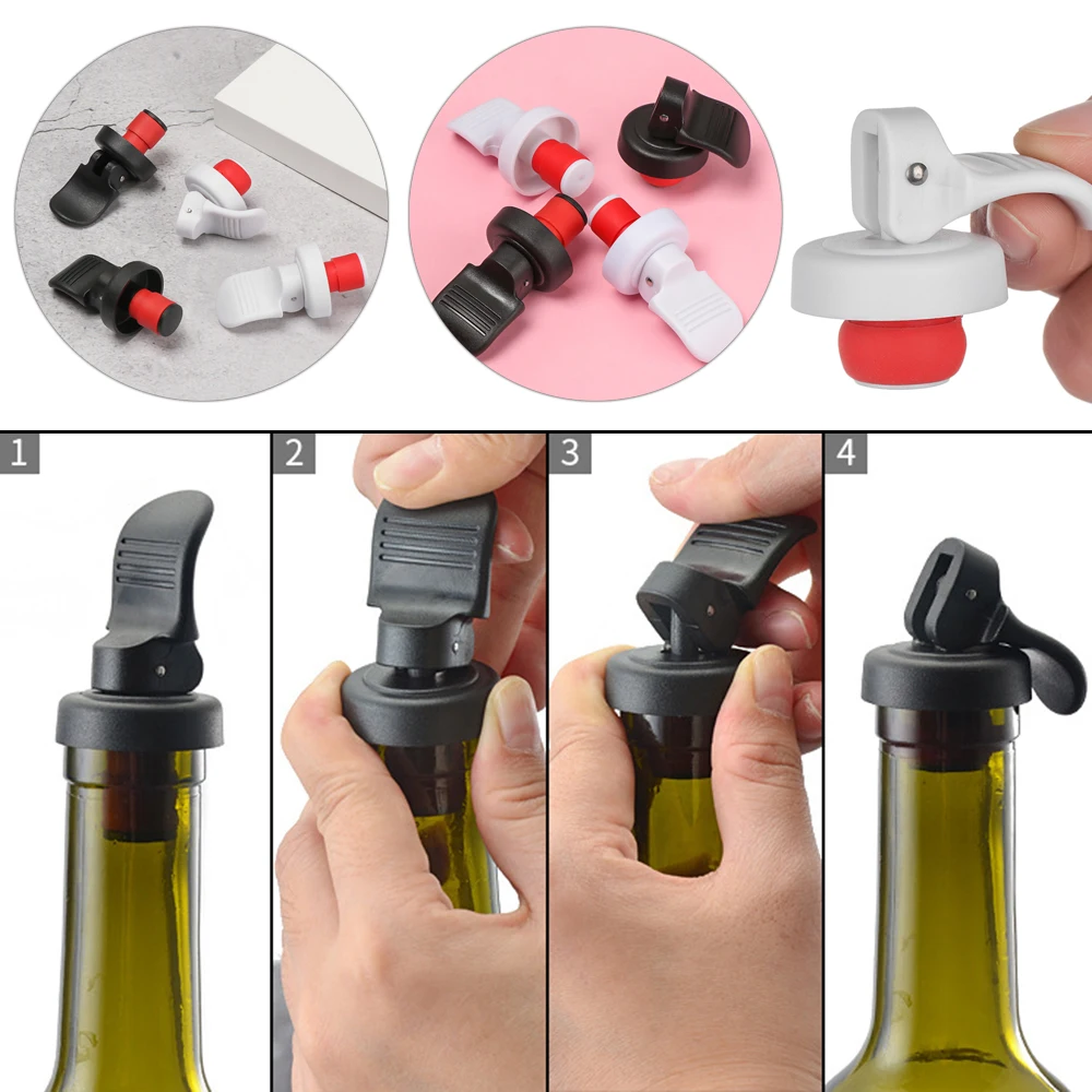 

Creative Champagne Household Storage Cap Wine Stopper Wine Cork Vacuum Sealed