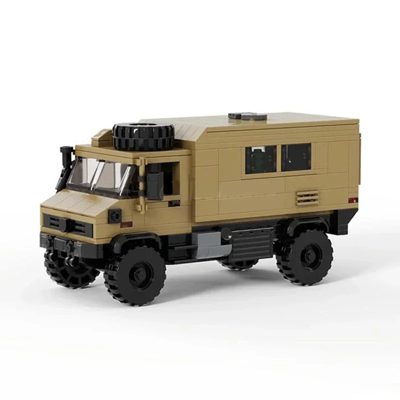 Military Car Model Moc Building Bricks Unimog U4000 GMC H1 Car Technology Modular Blocks Gifts  Toys DIY Sets AssemblyChristmas