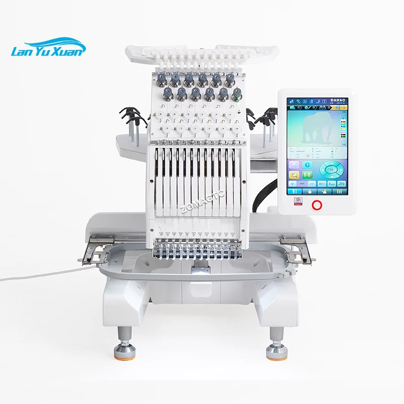 Hot sale automatic mini one head embroidery making machine embroidery machine computerized