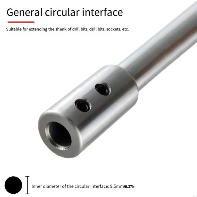 

Round Shank Forstner Drill Extension Rod Compatible for Power Tool Drilling