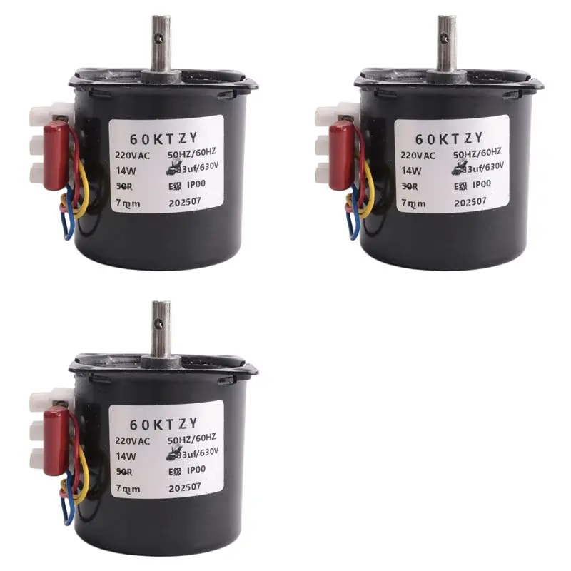 ABVG-3X Synchronous Motor 30RPM 60KTYZ 220V 14W Permanent Magnet Synchronous Gear Motor Small Motor 50HZ 60HZ