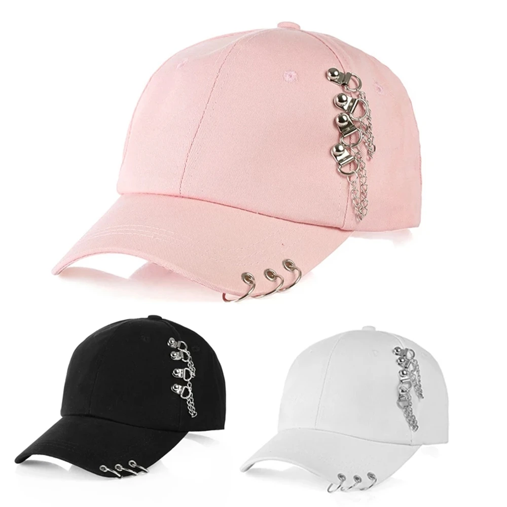 Special Women Men Hip Hop Trucker Golf Sport Sun Hat Sport Caps With Rings Baseball Caps