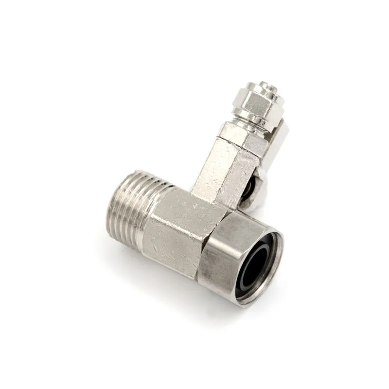 Water Filter Purifier Adapter 1/2 To 1/4 Ball Valve Faucet Tap Safe Copper Nickel Plating Ball Faucet Valve