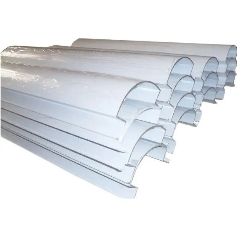 Gas station, rounded corner aluminum, wrapped column corner protection aluminum profile, strip clip buckle