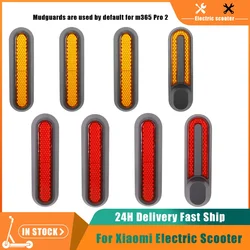 Front Rear Safety Reflective Tube Night Reflector Parts For Xiaomi Electric Scooter Pro 2/1s/M365 Pro Wheel Cover Protect Shell