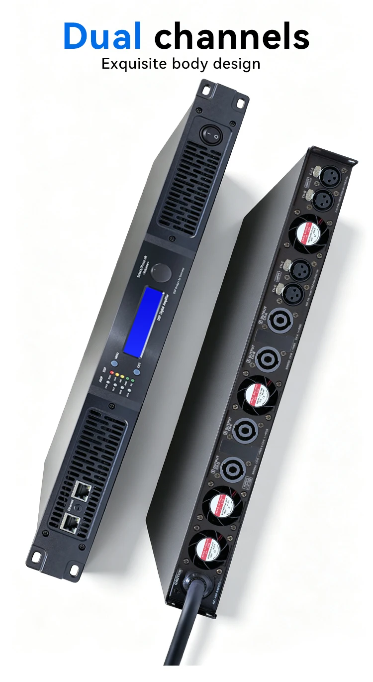 Bestseller Paulkitson PD4 Serie DSP Digitaler Leistungsverstärker PC-Fernabstimmung Klarer Klang Geringe Verzerrung Professionell für Bar und Zuhause – Detail 5