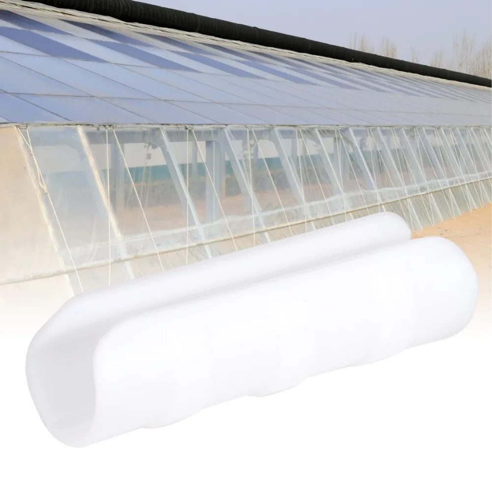 50pcs White Greenhouse Frame Clip G1 G3/4 Greenhouse Film Clip Rust Proof Bright Smooth Surface Pipe Tube Clamp Greenhouse Use