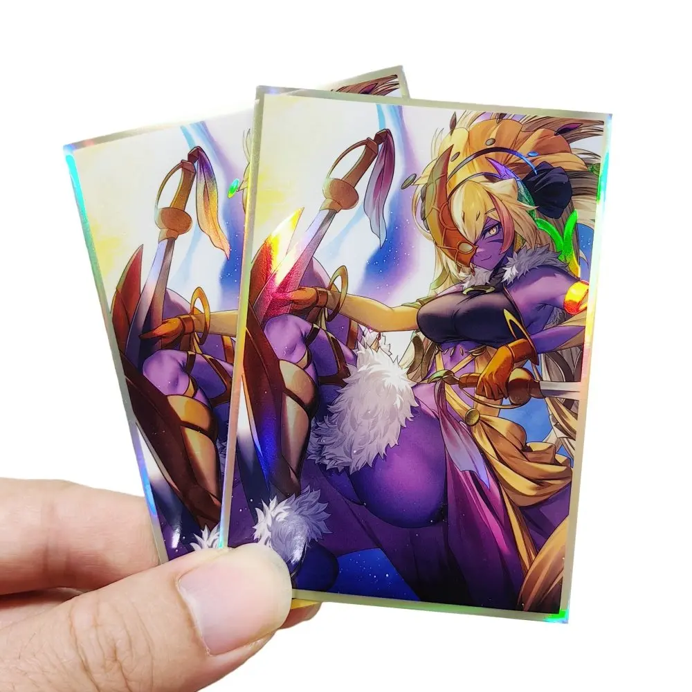 

50Pcs/set 63X90Mm Diy Yu-Gi-Oh! Lunalight Sabre Dancer Card Sleeves Color Flash Ygo Sabre Dancer Card Protective Cover Gift Toys