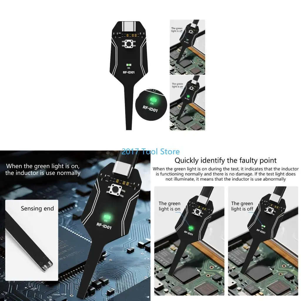 K92A Precise Electromagnetic Inductance Tester RFID01 Inductors Detectors For Phone