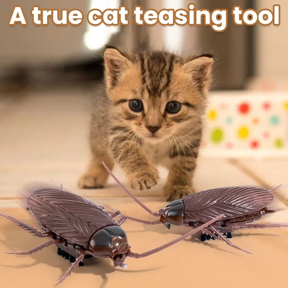 Cat Toys Insect Crawling Vibrating Crawling Go Praying Mantis Toys Creative Simulation Animal Praying Mantis Novelty Prank Gift