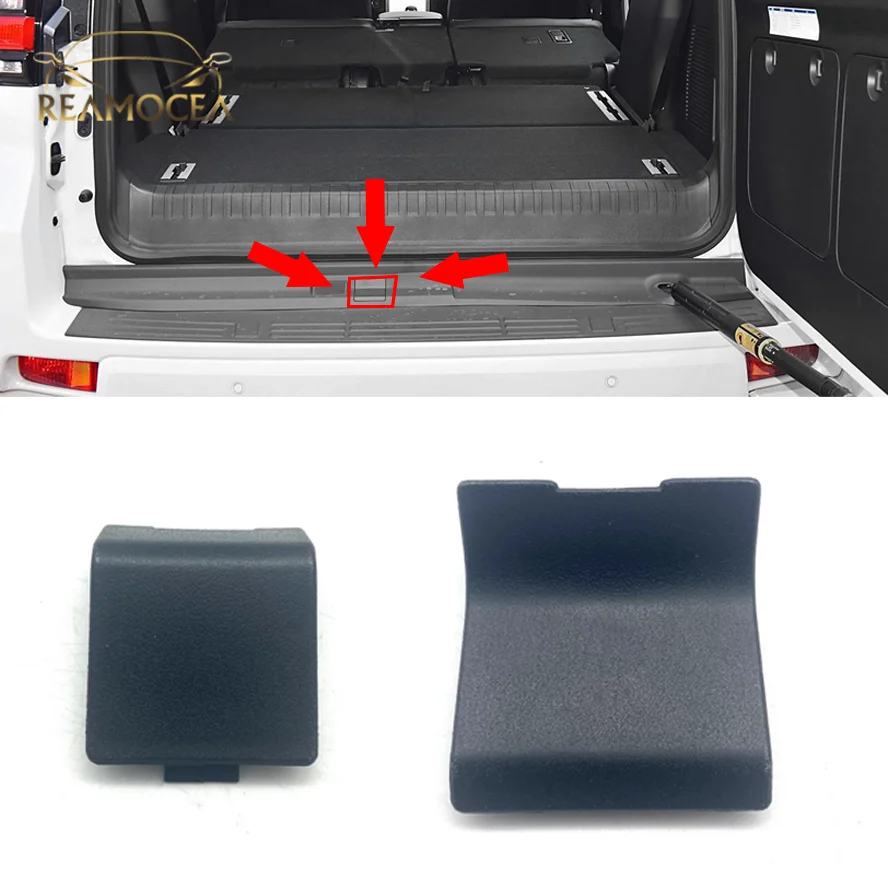 

Reamocea 1 шт. задний бампер автомобиля, педаль багажника, крышка с винтовым отверстием, крышка для Toyota Land Crusier Prado LC120 2003-2009 LC150 2010-2020