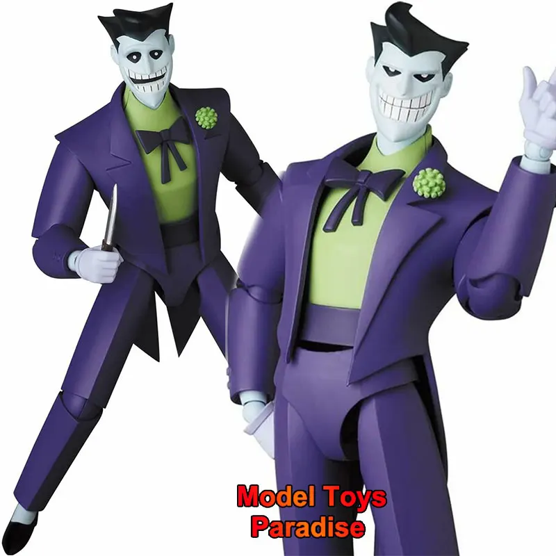 MEDICOM TOY MAFEX 1/12 Collectible Joker The New Batman Adventures Season Animated Edition Full Set 6inch Soldier Action Figure