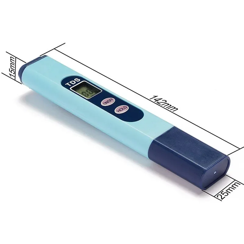 Cyfrowy tester zasolenia TDS/miernik do testowania basenu z wodą słoną i rybą/staw Koi Test jakości wody pitnej w gospodarstwie domowym