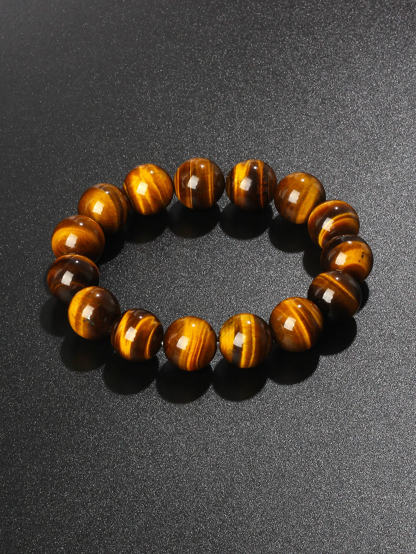 A+Minimalist Natural Stone Tiger Eye Bracelet Unisex 6/8/10mm Buddha Beaded Braclet Meditation Yoga Leisure Accessories Joias