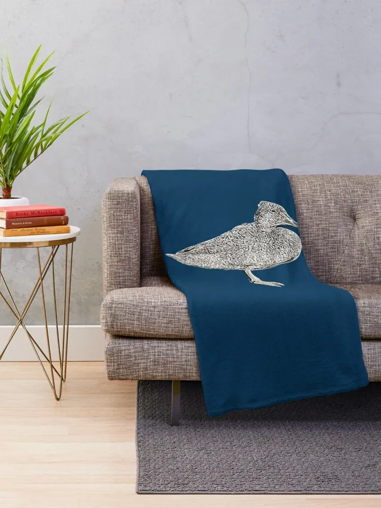 Freckled Duck White Alternate Design  Throw Blanket Large Shaggy Cute Plaid Thins Blankets