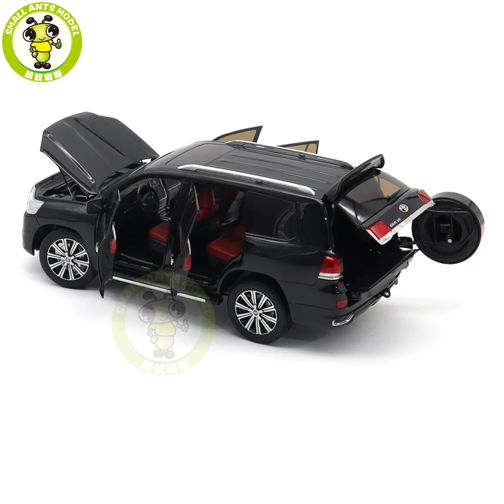 1/18 KENGFAI LC200 External Spare Tire Version Diecast Model Toys Car Gifts For Father Friends