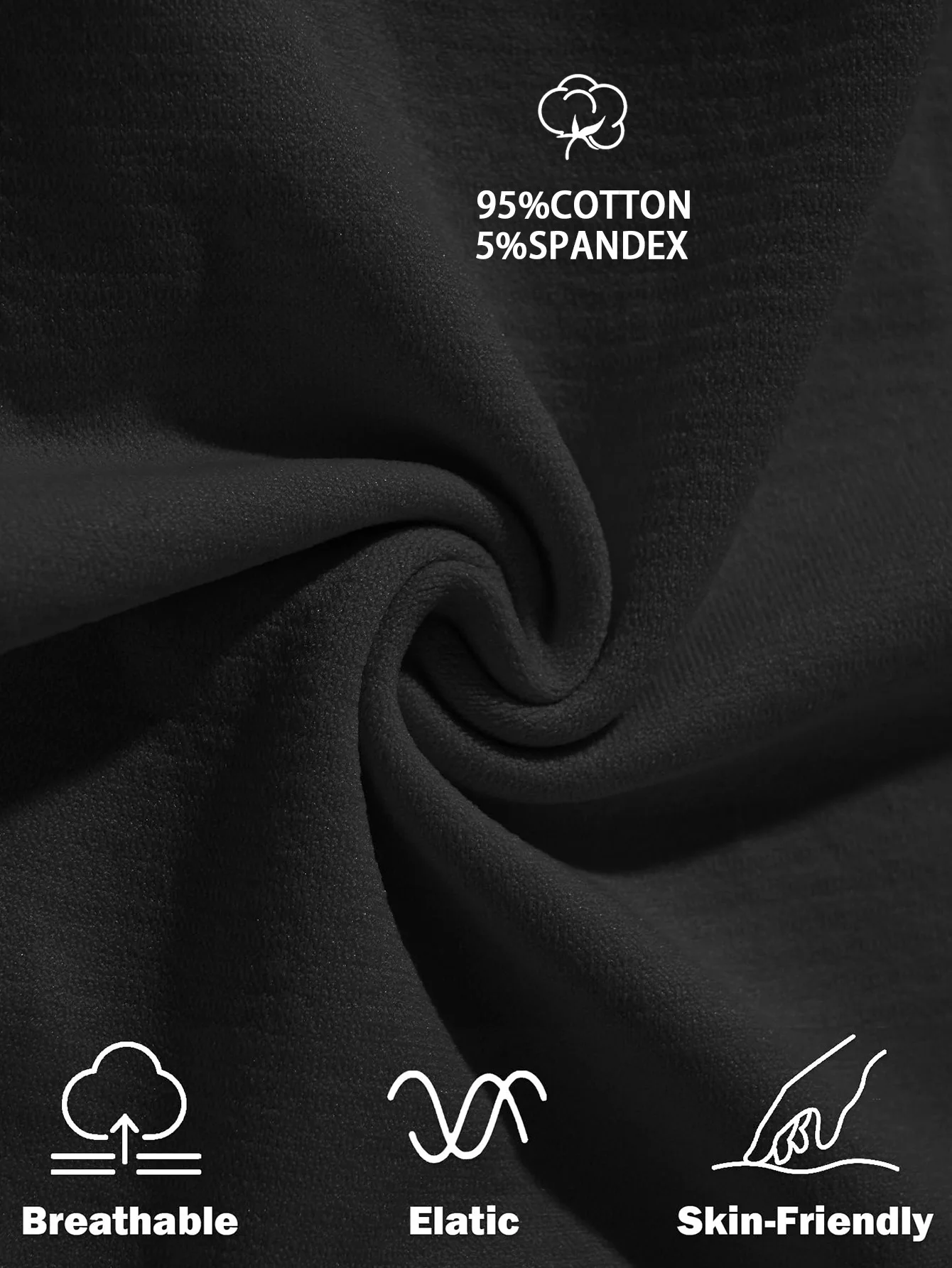 ملابس داخلية نسائية مثيرة مقصوصة متوسطة الارتفاع بويشورت قابلة للتمدد وقابلة للتنفس متقاطعة بدون خياطة