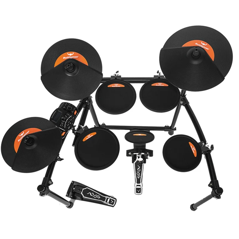 Electronic Drum Set Professional Carbon Fiber Drum Chamber Percussion Instrument for Adults Music Lovers