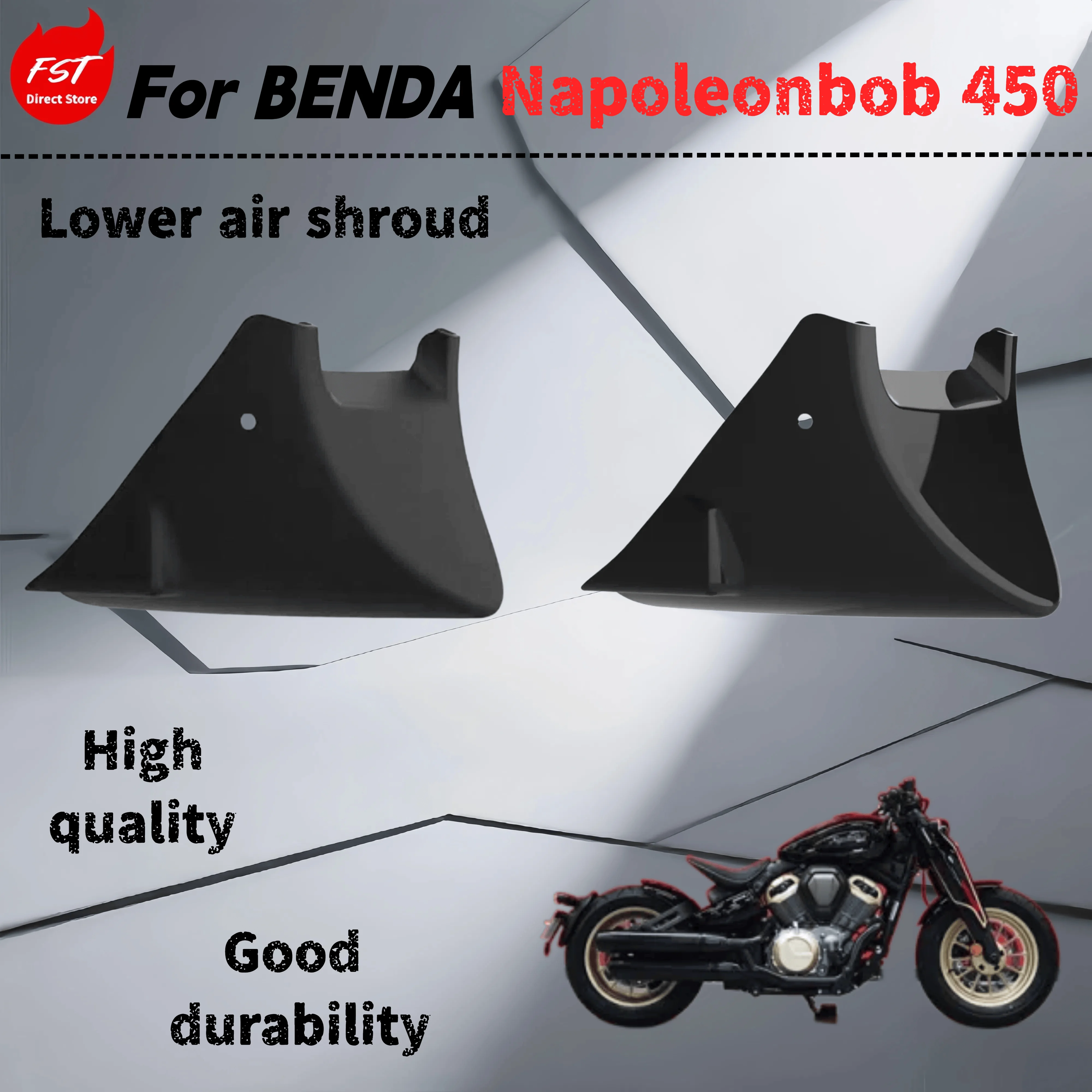 

Для Benda Napoleonbob 450 модифицированный нижний дефлектор, отделка резервуара для воды, основание двигателя, материал ABS