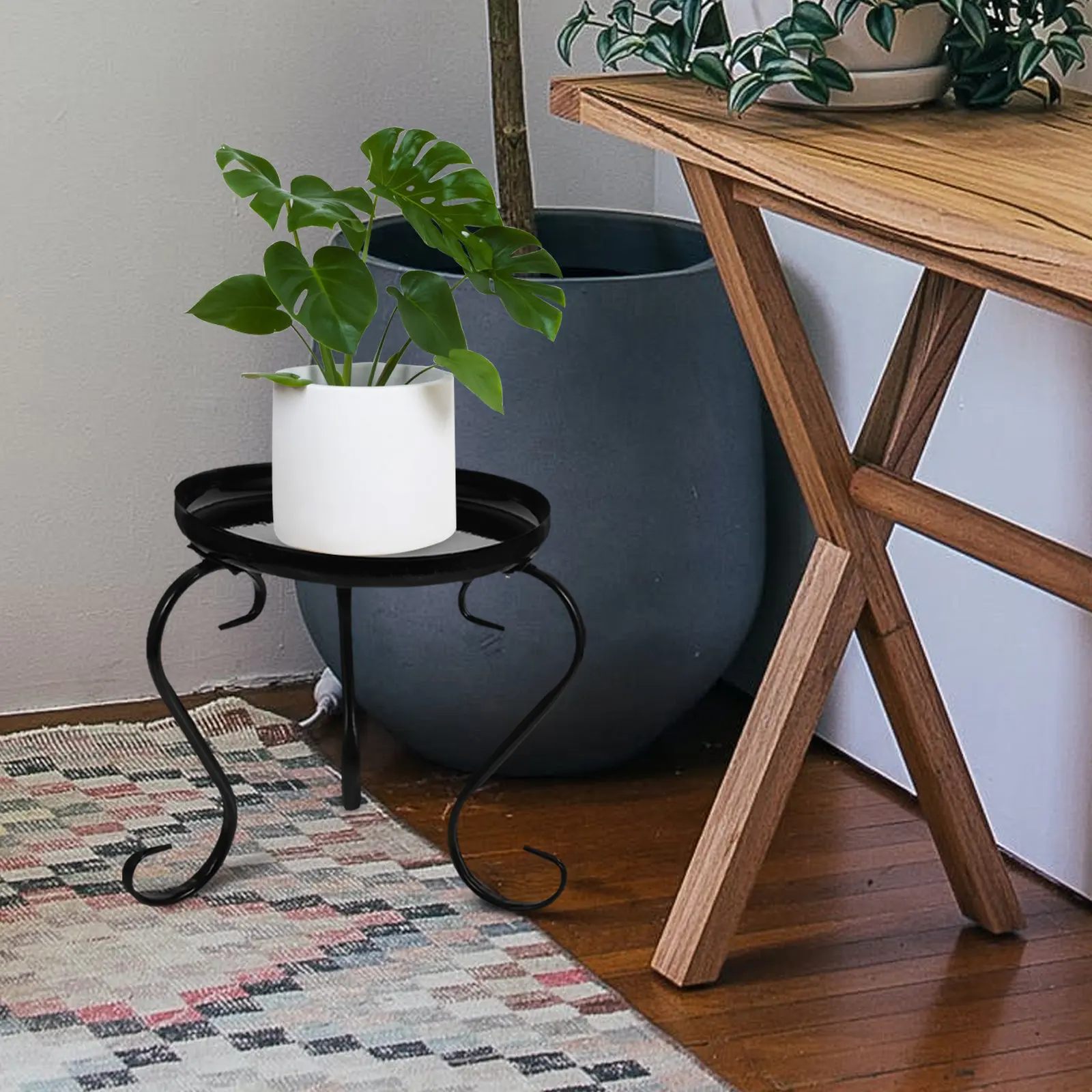 2pcs-iron-flower-rack-sturdy-plant-pot-holder-smooth-edge-flowerpot-stand-ideal-for-succulent-and-small-garden-pots