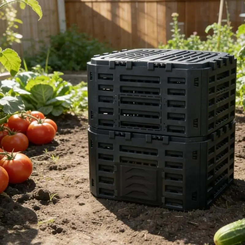 

Упаковка из 1 большого контейнера для перегноя емкостью л для переработки кухонных отходов с быстрой обработкой в ​​течение