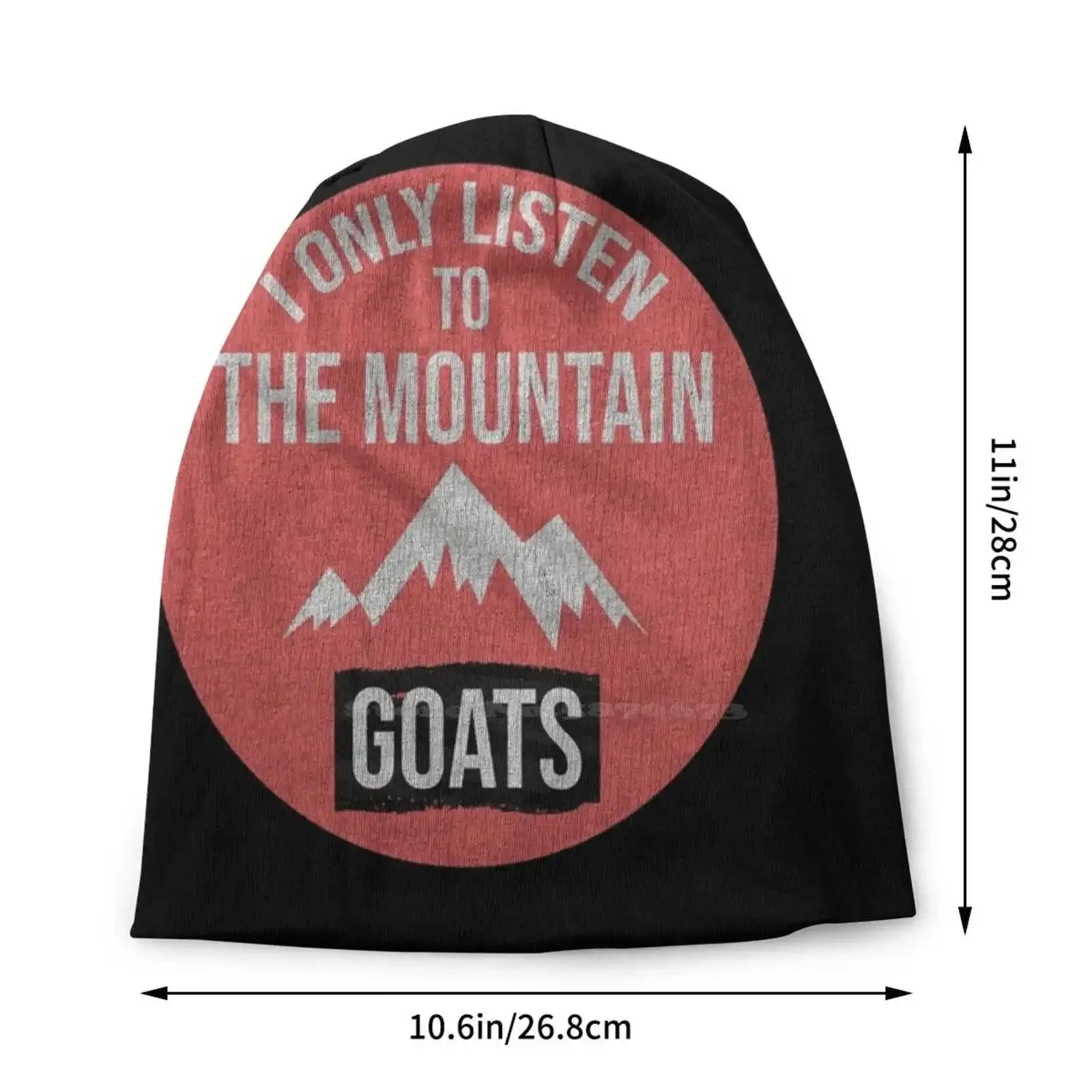 I Only Listen To Goats Essential T-Shirt Knitted Hat Warm Beanie Outdoor Caps I Only Listen To  Goats