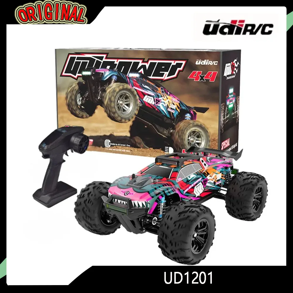 

UD12-PRO V3.0 1:12 Бесщеточный радиоуправляемый грузовик — высокоскоростной внедорожный автомобиль для пустыни с приводом, 60 А ESC, металлический амортизатор, 2,4 ГГц