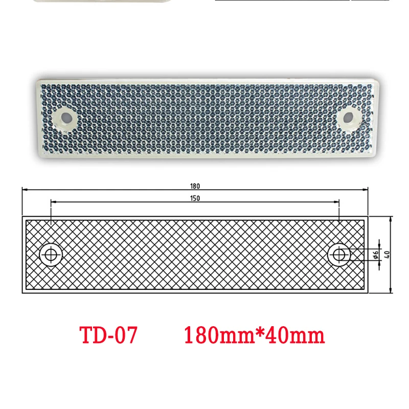 Photoelectric Switch Reflector Sensor Reflector  TD-02 Probe Electric Eye Feedback Small Cell 65mmX40mm