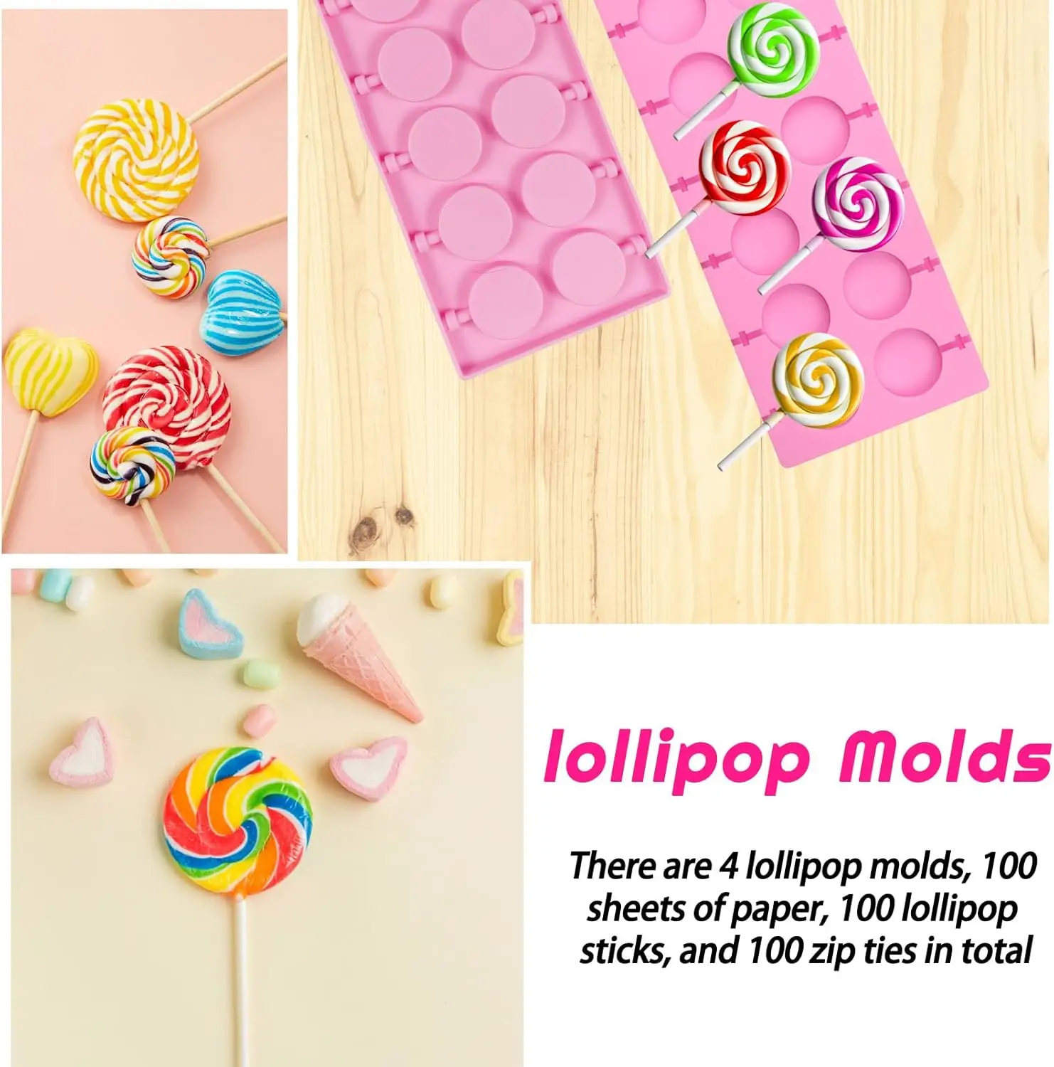 Moldes de silicona para paletas de 12 agujeros, molde para Fondant pop de caramelo de Chocolate, paleta de azúcar, galleta de Chocolate, fabricante de dulces, fiesta para niños