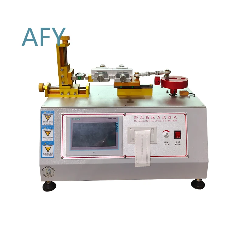 Electronic Plug Pulling and Insertion Force Testing Machine for 220V Devices with 0.01kg Accuracy IP54 Rating 1 Year Warranty