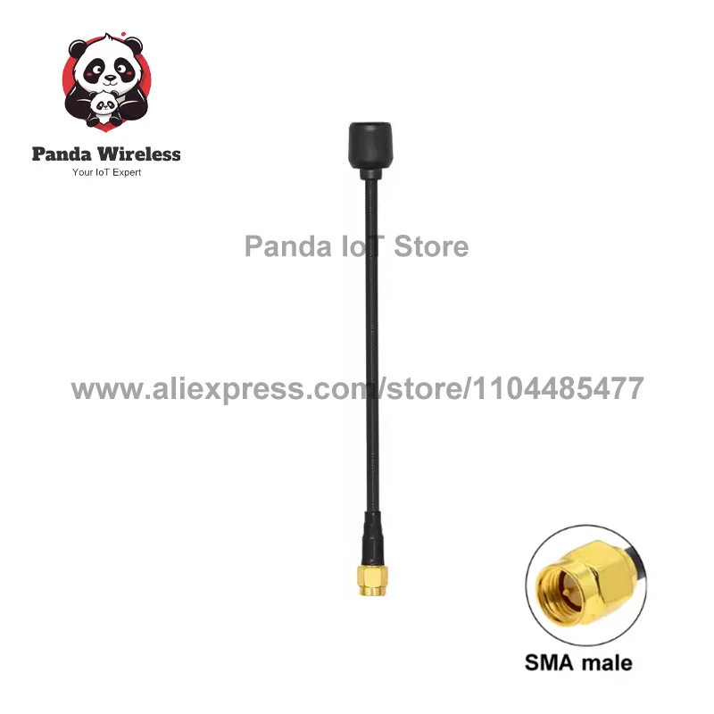 1 stks 5.8G Antenne FPV Lollipop RHCP 5.8 Ghz U. FL/RPSMA/SMA Mannelijke Omni Zender Ontvanger Antenne voor RC Racing Drone ontvangen