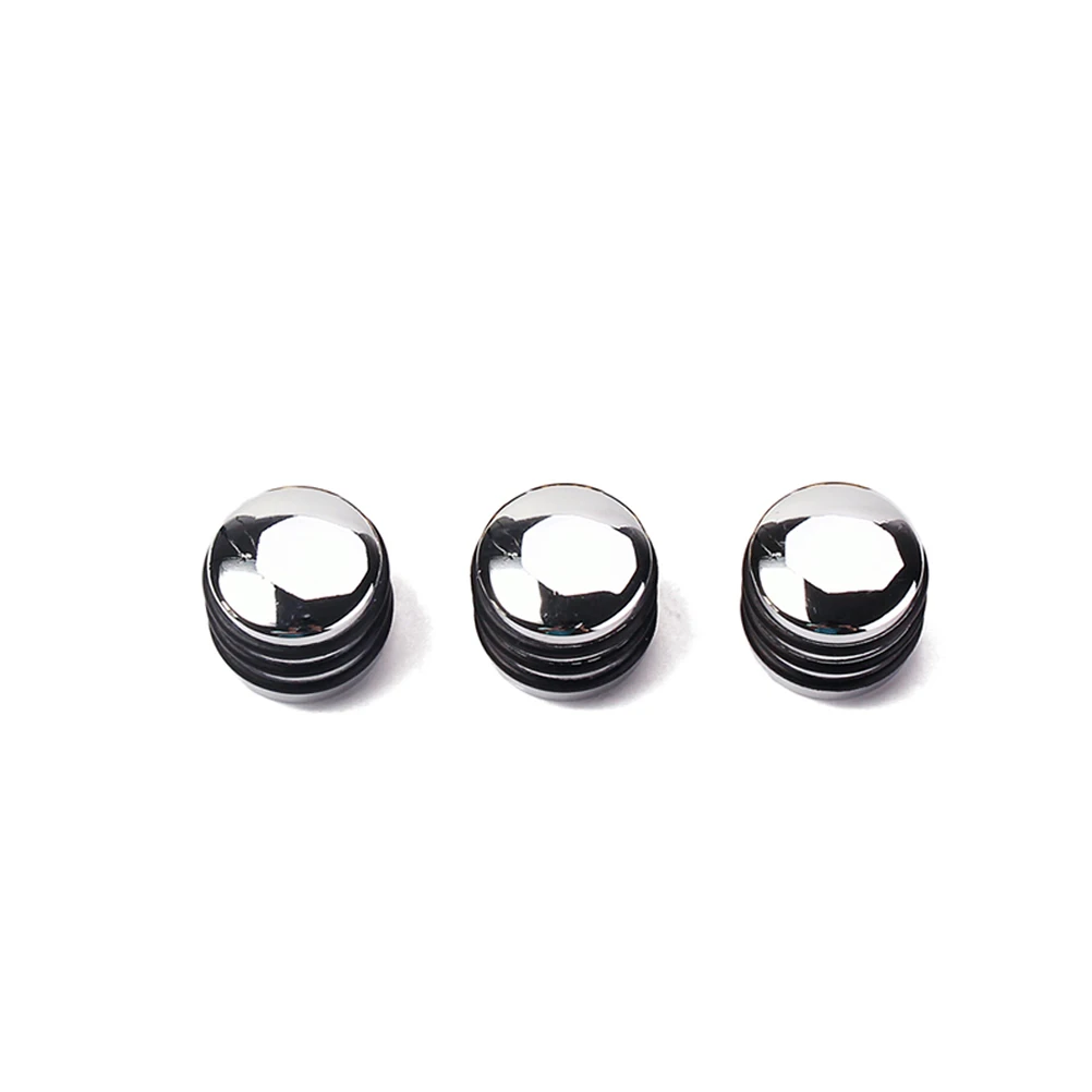 

3pcs Metal Volume Control Knobs Guitar Bass Parts Durable Replacement Easy Install Silver Gd111 Instrument Accessories