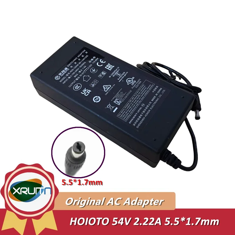 Genuine Honoto ADS-120HK-48-1 540120E 54.0V 2.22A 119.88W 120W AC Switching Adapter For Hikvision POE Charger Power Supply