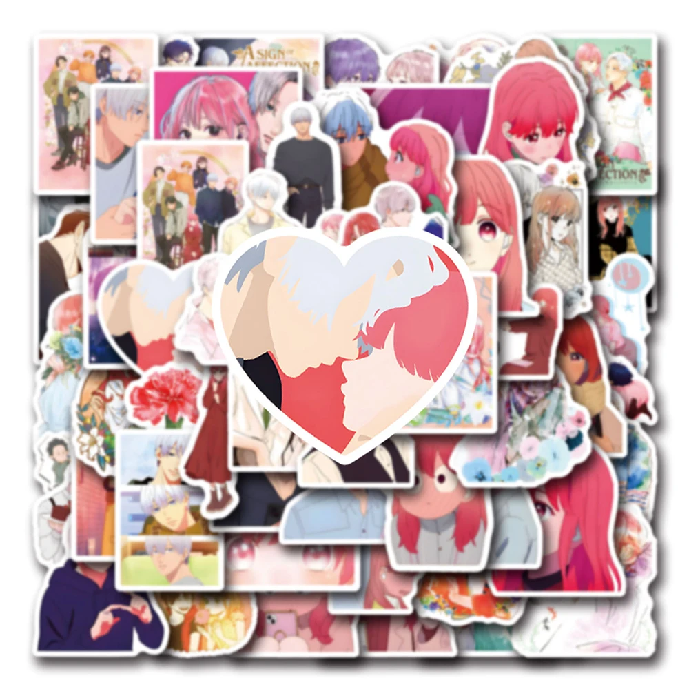 10/30/50pcs Cute A Sign of Affection Anime Stickers Kawaii Yuki Girls Cartoon Sticker DIY Phone Laptop Decoration Decal Toys