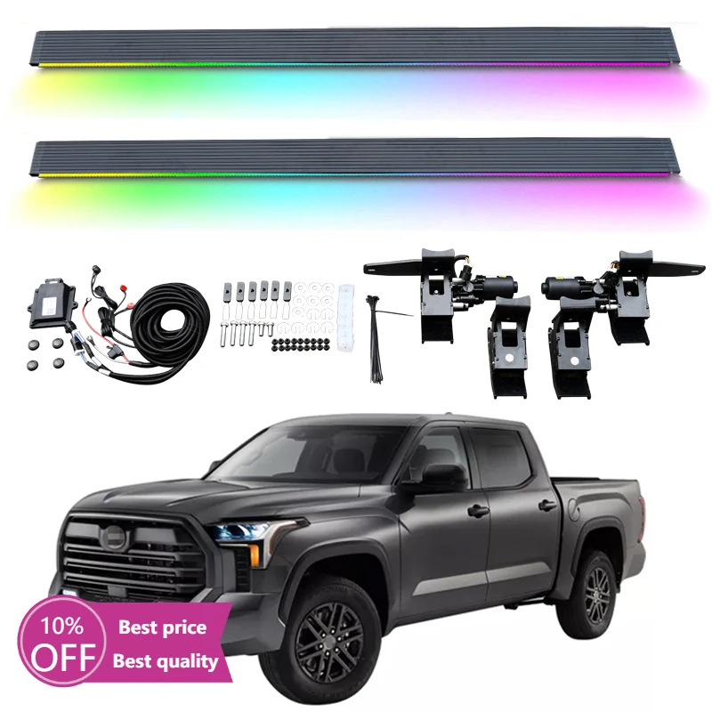 

Cc CarAutomatic Electric Power Side Step Running Board LED Light for Toyota Tundra SR5 Tundra TRD 2022-2023