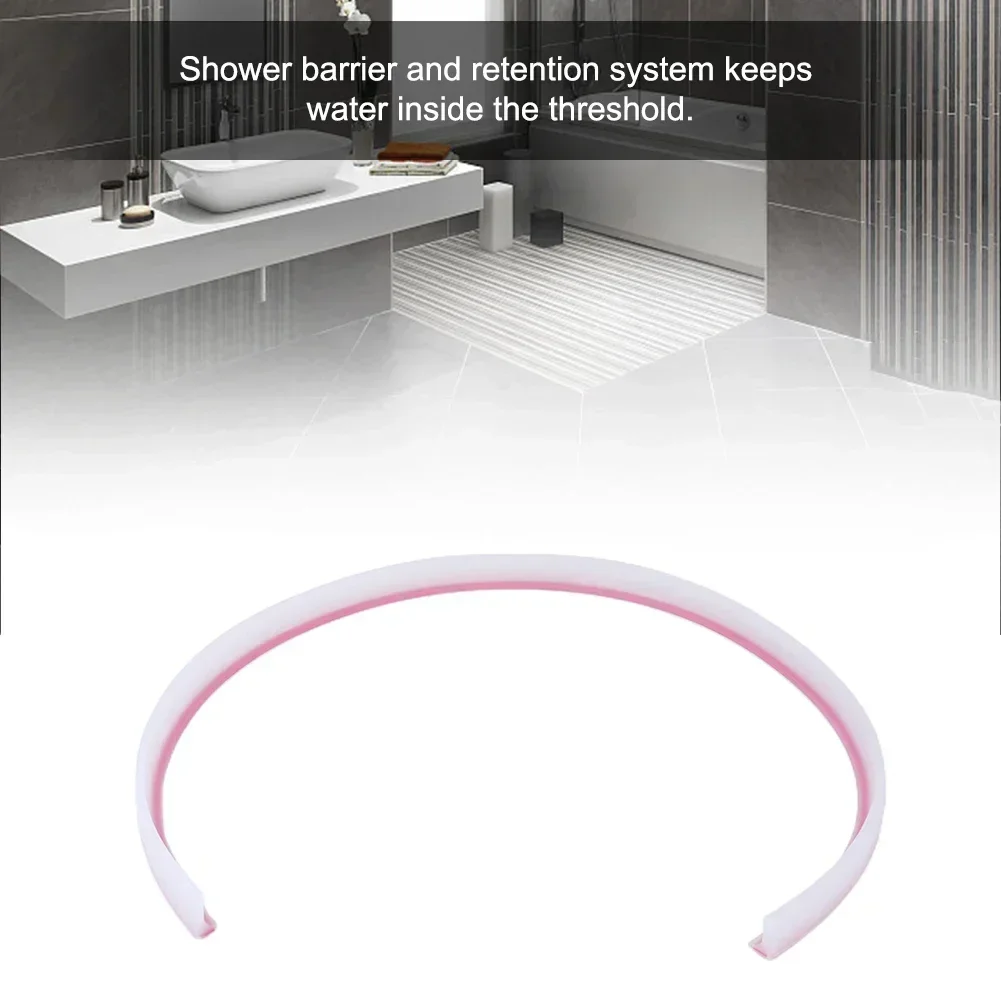 Tapón de barrera de agua para baño, fácil de instalar, 50cm/100cm/200cm/300cm, barrera de agua para lavabo de baño, ducha autoadhesiva