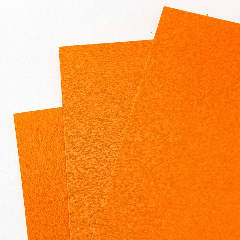 1pc 3 Sizes Orange Color KYDEX Thermoplastic Sheet Board K Thermoform Sheet K-Board For Sheath Scabbard Holsters DIY Making