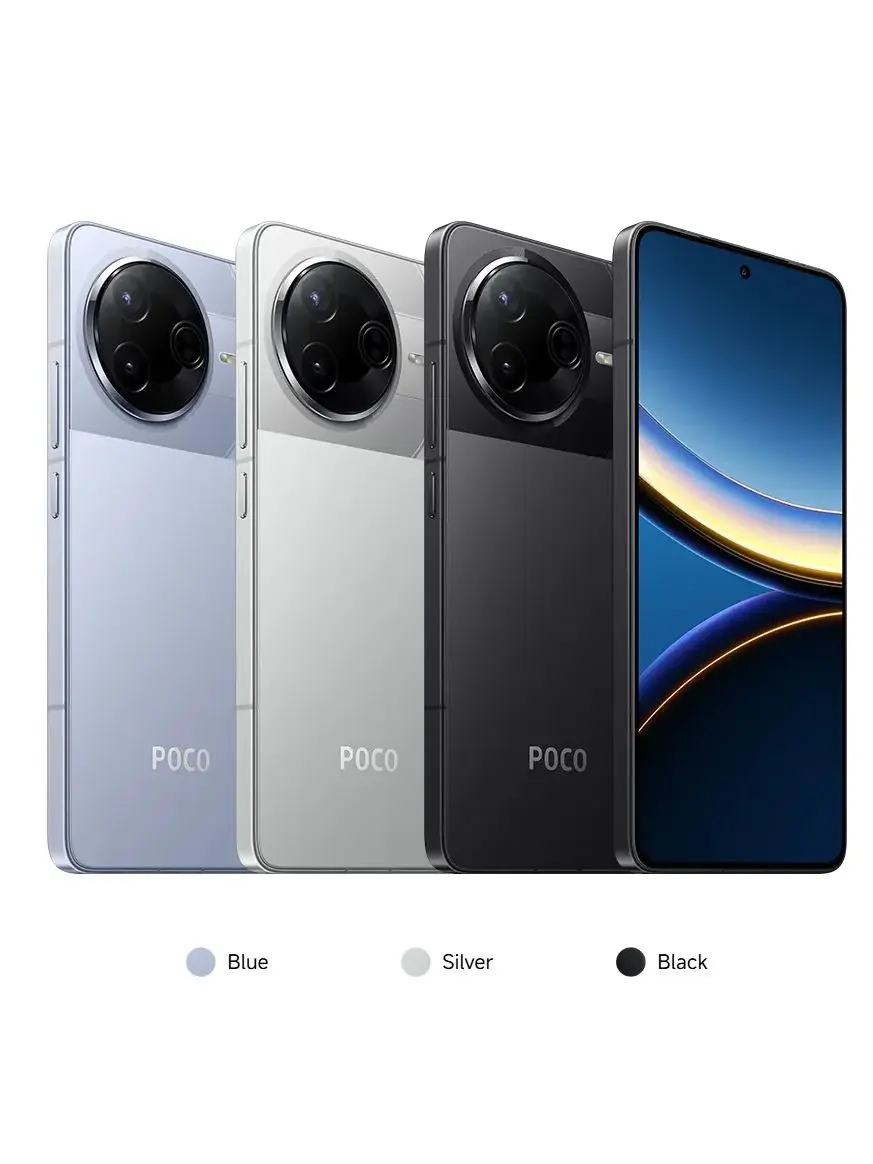 Teléfono inteligente POCO F7 Pro 5G con NFC, procesador Snapdragon 8 Gen 3, pantalla AMOLED de 6,67 pulgadas, cámara de 50 MP con estabilización óptica de imagen (OIS) y batería de 6000 mAh.