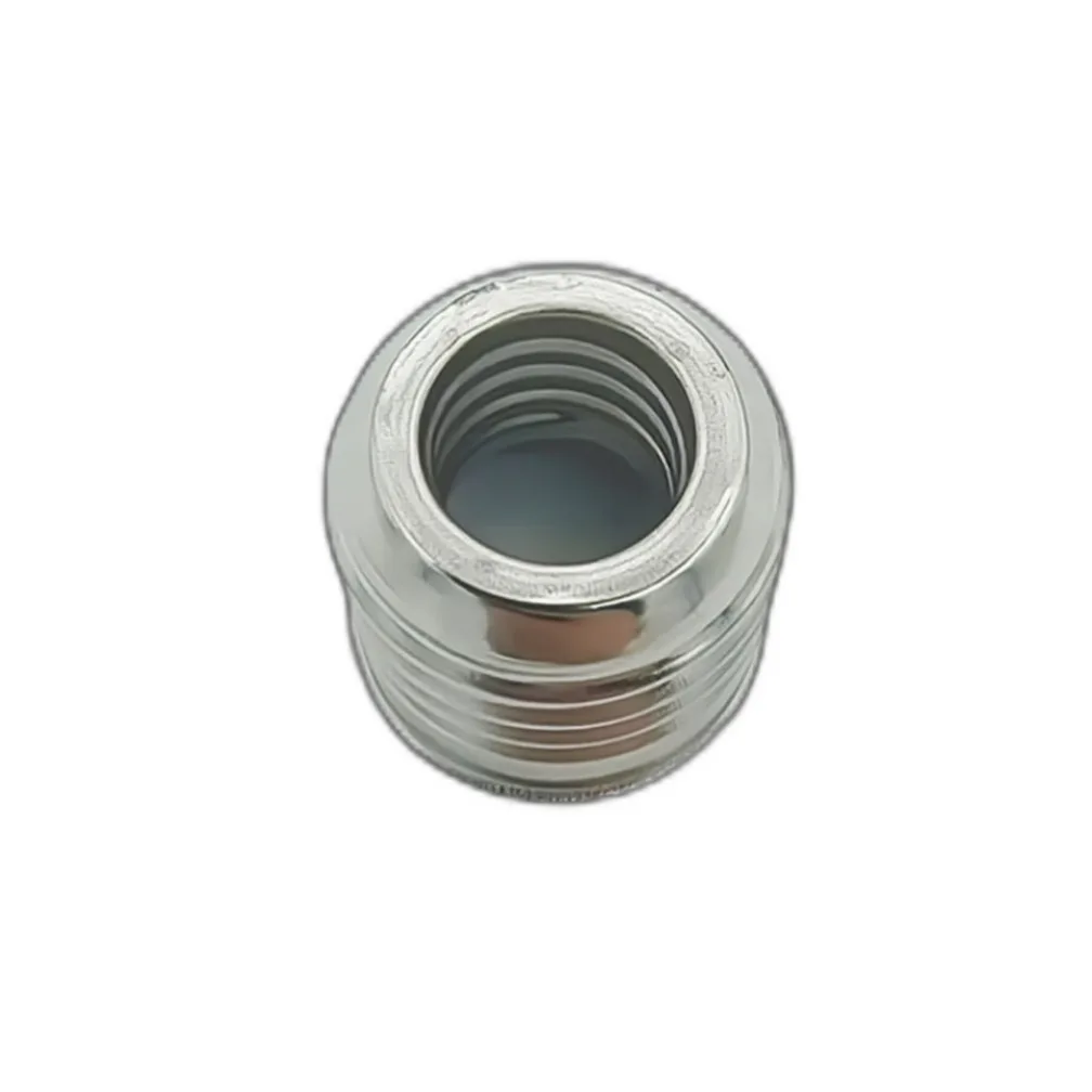 Anillo de hierro pequeño de 5 piezas, convertidor de portalámparas E27 a E14, Base de tornillo, portalámparas LED, para adaptador de enchufe bombilla