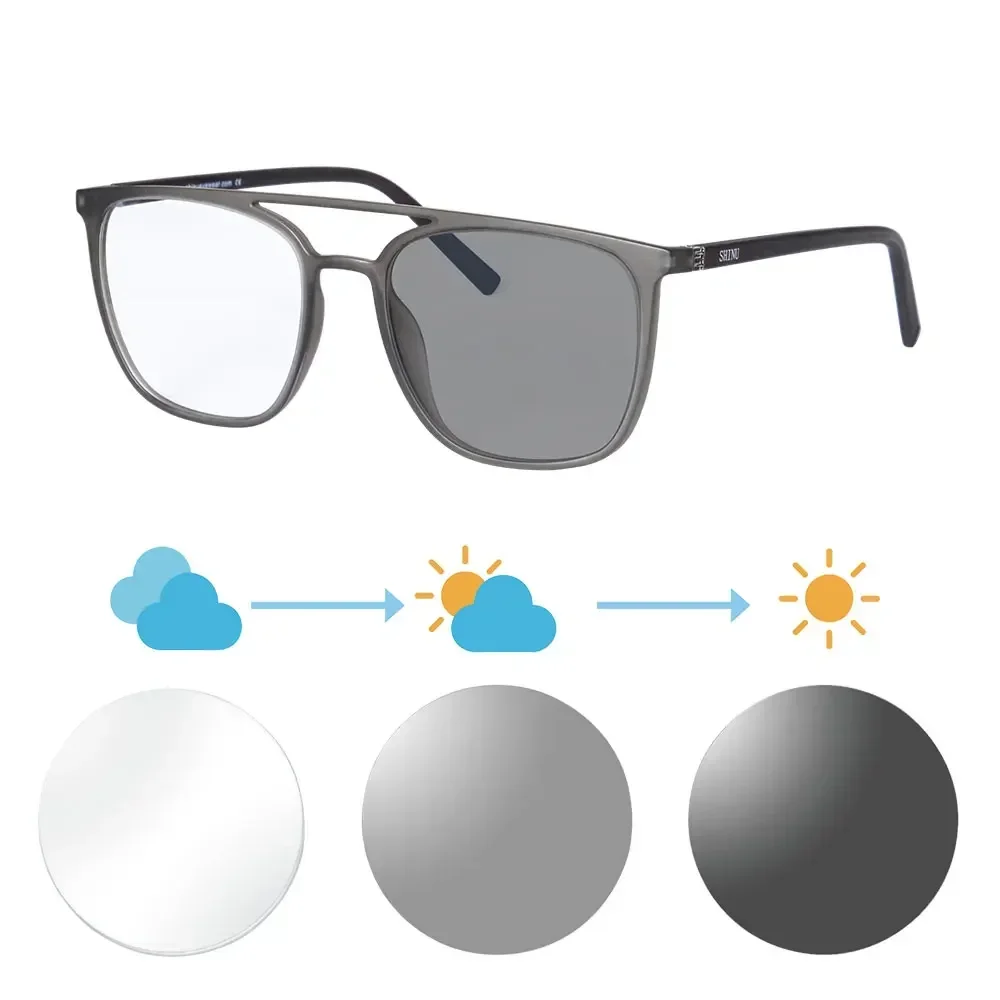 SHINU lunettes de lecture progressives pour hommes lunettes multifocales/photochromiques Y2k lunettes de myopie sur Prescription personnalisées