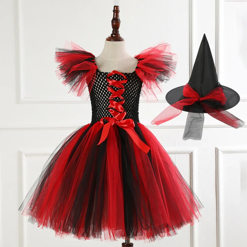 

Purple Witch Costume Girls Disguise Halloween Cosplay Carnival Party Christmas Toddler Kids Princess Dress Prom Gown Dress
