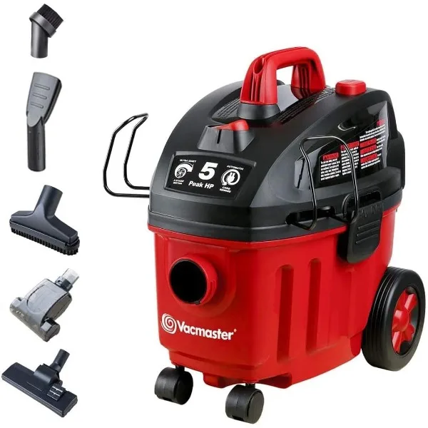 Vacmaster VF408 4 Gallon Wet/Dry Vacuum Cleaner with 2-Stage Motor