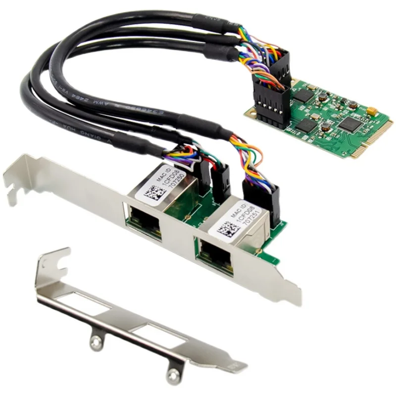 

MINI PCI-E To Gigabit Network Card, Dual-port 1000M Wired Network Card, MINI PCIE Network Card, Synology