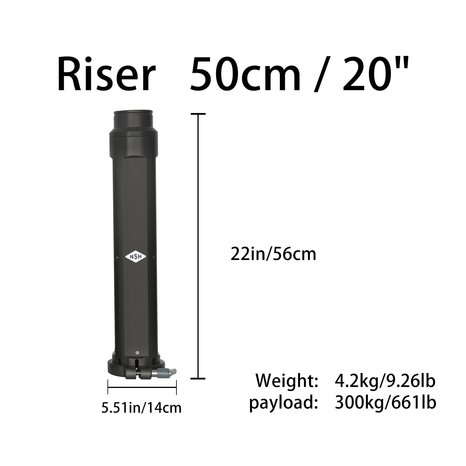 2026 Premium NSH Riser 50cm / 20