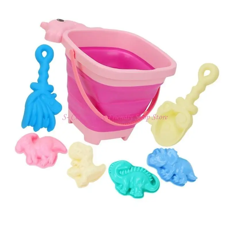 85ae Kids Sand Sand Duchet مجموعة لمغامرات الشاطئ والحديقة مقبض المريح في الرمال لعب لعبة صب صب للنشاط في الهواء الطلق