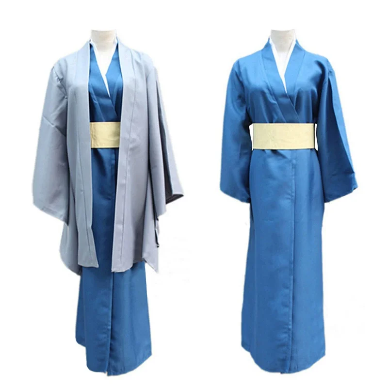 

Unisex Japanese-style Anime Convention Cosplay Set - Yukata, Coat, Belt