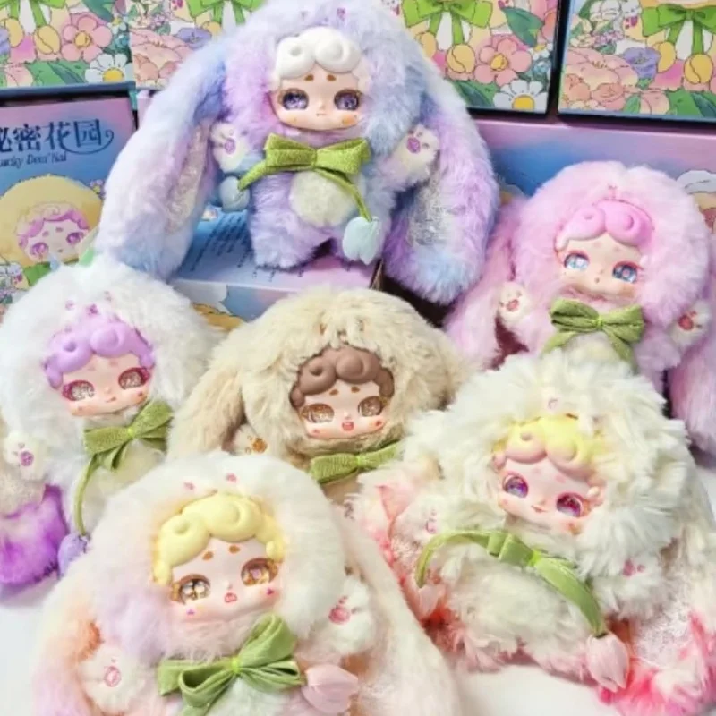 

Подлинная Lucky Deer Nai V2 Goodnight Bunny Secret Garden Series слепая коробка милая плюшевая кукла Декор сумка кулон модная игрушка в подарок